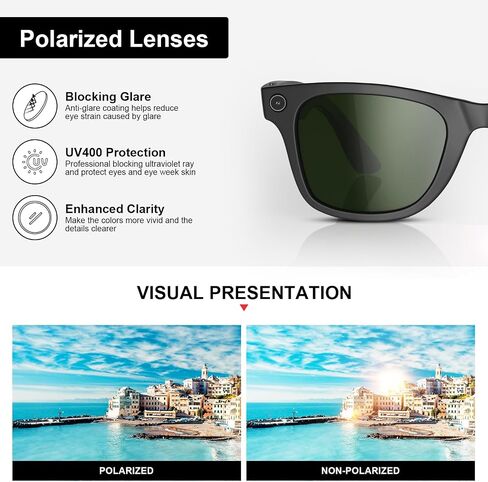 العدسات البديلة المتوافقة مع النظارات الذكية Ray-Ban Meta Wayfarer RW4008 (53 مم) in Kuwait