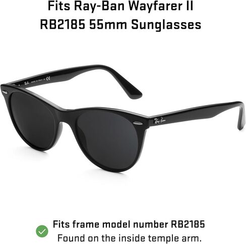 عدسات استبدال Revant لـ Ray-Ban Wayfarer II RB2185 55mm in Saudi Arabia