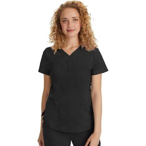 Healing Hands Scrubs for Women Y-Neck Jane Modern Fit, Triple Stitch Detail, 2 Pockets, 2-Way Stretch & Shirttail Hem - 2167 in Kuwait