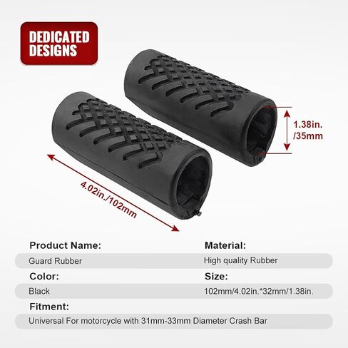 دراجة نارية Gzyf 1.25 "طريق تحطم الطريق السريع حارس حارس الغطاء المطاط حارس حارس المقطع شريط التمرير مع Harley Dyna FXD ، من أجل fxst softail ، جولة flht flhr flhx flhtcutg flhxxxx in Saudi Arabia