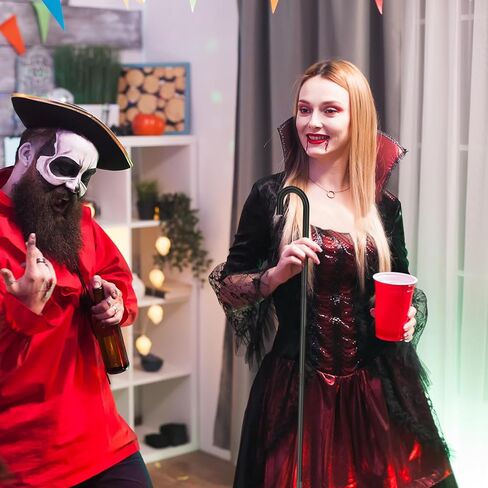 Vosarea Halloween Costume Cane ، Magician Crutch Stick ، ​​Plact Party Party ، عكاز الساحر في الحفلات ، عكاز الأداء على المسرح ، 39.37 بوصة in Kuwait