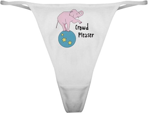 CafePress Crowd Pleaser Classic Thong Underwear, Womens Panties in Saudi Arabia