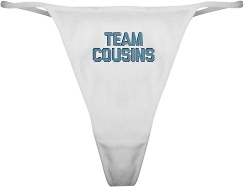 CafePress Team Cousins Classic Thong Underwear, Womens Panties in Saudi Arabia