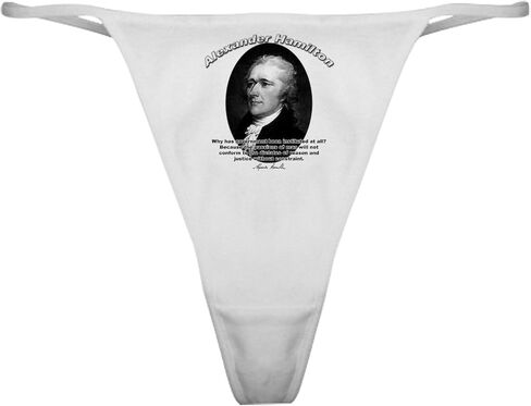 CafePress Alexander Hamilton 02 Classic Thong Underwear, Womens Panties in Saudi Arabia
