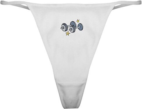 Cafepress Dummbells الكلاسيكية ثونغ الداخلية ، سراويل داخلية للسيدات in Saudi Arabia