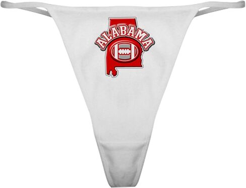 Cafepress Alabama Football Classic Thong Intonder ، سراويل داخلية للسيدات in Saudi Arabia
