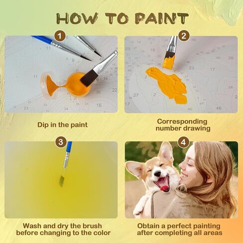 Tangbr DIY الطلاء بالأرقام الزهور الكبار على المقعد، مجموعة الطلاء الزيتي أكريليك للبالغين الأطفال، فن الحرف اليدوية لديكور الحائط المنزل 15.7 × 19.7 بوصة (40 × 50 سم) in Saudi Arabia