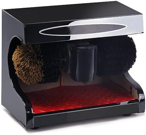 Automatic Shoe Polishing Machine, Commercial Shoe Shine Polisher with Induction Function & Double Brush for Hotel Lobby & Entrance Hall - Efficient Shoe Care Solution in Saudi Arabia