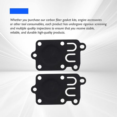 2 PCS CARB Diaphragm Gasket متوافق مع Briggs & Stratton 270026 272538 272538S 272637 ، 4157 ، 4168 in Saudi Arabia