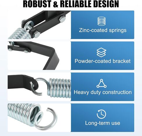 Right Side Trailer Tail Gate Spring Lift Assist Kit with Bracket and Hardware Compatible with Utility Trailer Ramp and Tailgate (Right-Hand Mount) in Saudi Arabia