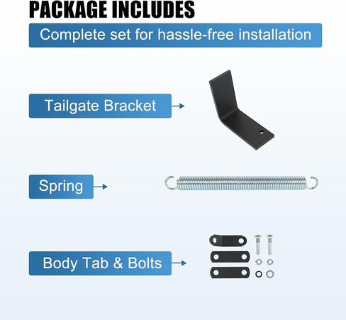 Right Side Trailer Tail Gate Spring Lift Assist Kit with Bracket and Hardware Compatible with Utility Trailer Ramp and Tailgate (Right-Hand Mount) in Saudi Arabia