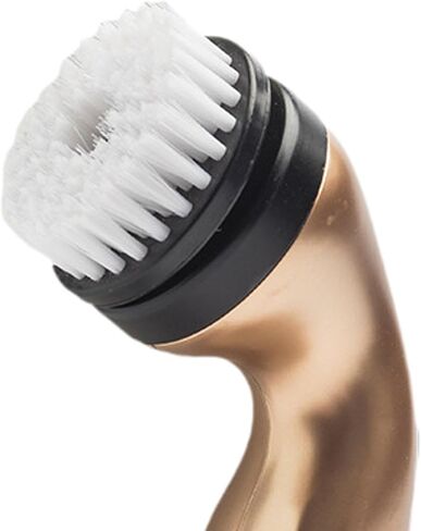 Electric Shoe Scrubber Portable Lightweight Multipurpose Handheld Electric Shoe Polisher Brush Automatic for Sofa, Gold in Kuwait