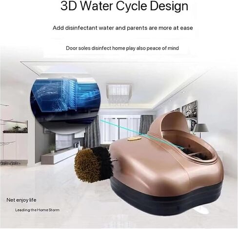 Smart Shoe Sole Cleaning Machine with Automatic Induction & Absorbent Pad, Efficient Water Brushing Device for Home & Business Use, Perfect for Shoe Care & Maintenance in Saudi Arabia
