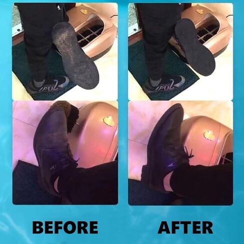 Smart Shoe Sole Cleaning Machine with Automatic Induction & Absorbent Pad, Efficient Water Brushing Device for Home & Business Use, Perfect for Shoe Care & Maintenance in Saudi Arabia