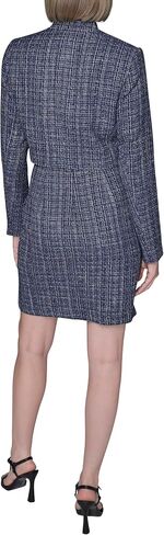 Karl Lagerfeld Women's Long Sleeve Embellished Tweed Cropped Jacket in Saudi Arabia