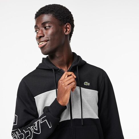 سويت شيرت بغطاء رأس بسحاب كامل للرجال من Lacoste in Saudi Arabia