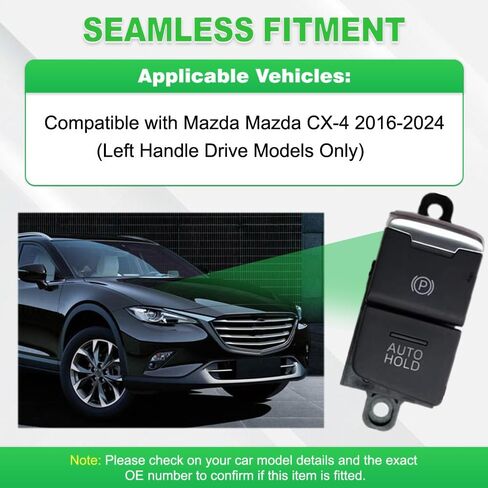 Electronic Parking Brake Control Switch, Replace GV9S-66-EP0, Compatible with Mazda Mazda CX-4 2016-2024, 12 Pins, 1 pc in Saudi Arabia