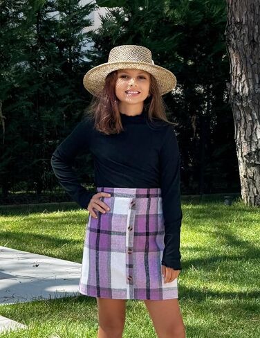 Arshiner Girls 2 حزم الخس تقليم وهمية عنق القمصان الطويلة الأكمام in Saudi Arabia