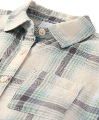 The Children's Place Girls' Long Sleeve Plaid Button Up Shirt in Saudi Arabia