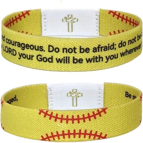 بيسبول كرة القدم كرة القدم لكرة القدم هدايا الكتاب المقدس الآية للمسيحية أساور الكتاب المقدس الكاثوليكية الهدية الدينية الملهمة in Kuwait