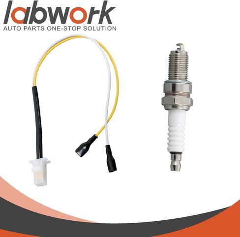 labwork Ignition Coil Spark Plug With Cover Kit Replacement for Yamaha XJ550 XJ750 1981 1982 1983 Motorcycle 4G0-82310-09-00 in Saudi Arabia