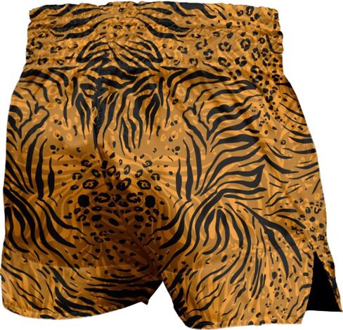 رجال Muay Thai Boxing Shorts Zipper Giraffe Tiger Stripe MMA Club Trainks Tranks in Saudi Arabia