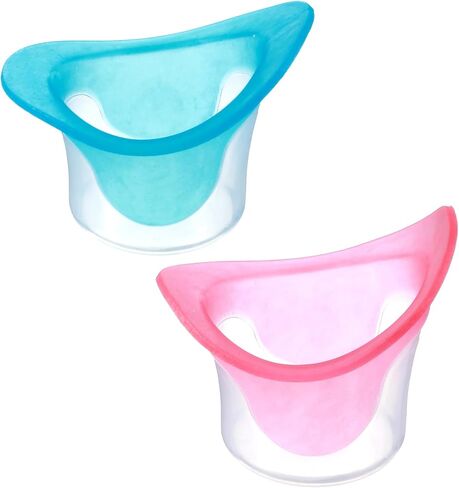 2pcs Eye Wash Cup 10ml Eye Wash Cleaner Kit Eyewashs Bath Kit Silicone Manual Eyes Cleansing Cup for Eyes Rinse Portable eyeCare Tool for Quick Effective Sooth Tired eyeRefresh Dust Makeup Irritant in Saudi Arabia