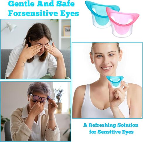 2pcs Eye Wash Cup 10ml Eye Wash Cleaner Kit Eyewashs Bath Kit Silicone Manual Eyes Cleansing Cup for Eyes Rinse Portable eyeCare Tool for Quick Effective Sooth Tired eyeRefresh Dust Makeup Irritant in Saudi Arabia