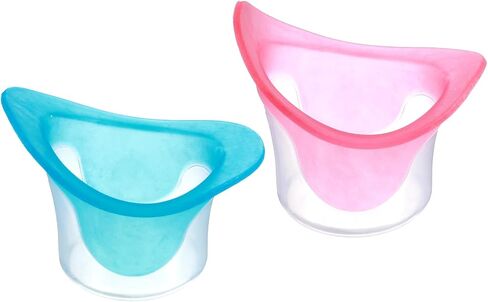 2pcs Eye Wash Cup 10ml Eye Wash Cleaner Kit Eyewashs Bath Kit Silicone Manual Eyes Cleansing Cup for Eyes Rinse Portable eyeCare Tool for Quick Effective Sooth Tired eyeRefresh Dust Makeup Irritant in Saudi Arabia