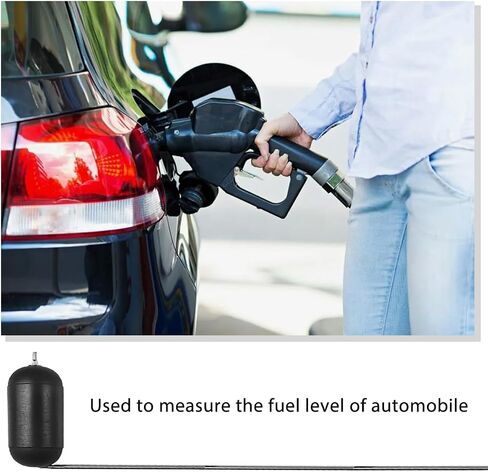 2" 52mm Fuel Level Gauge, 12V Fuel Tank Meter w/Fuel Level Sensor E-1/2-F Pointer, Universal Gauge Float Gas Tank Sending Unit for Boat Truck RV Motorcycle, Car Accessories in Saudi Arabia