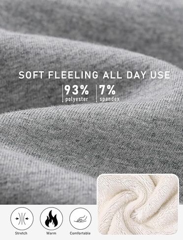 Unisex Boy's Winter Warm Sherpa Lined Crewneck Pullover Sweatshirt Fleece Casual Fashion Sweatshirts in Saudi Arabia