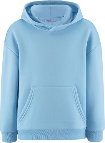 Arshiner Boys Hooded Sweatshirt Fleece Pullover Long Sleeve Warm Hoodies with Pocket for Kids 5-14 Years in Saudi Arabia