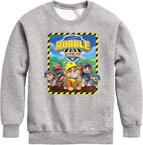 ملابس هجينة - Paw Patrol - Ruble & Crew - طفل صغير من نوع Sweetshirt - الحجم الرياضي الصغير Heather in Saudi Arabia