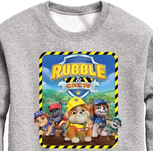 ملابس هجينة - Paw Patrol - Ruble & Crew - طفل صغير من نوع Sweetshirt - الحجم الرياضي الصغير Heather in Saudi Arabia
