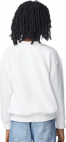 Gildan Unisex Child Fleece Crewneck Sweatshirt, Style G18000B, White in Saudi Arabia