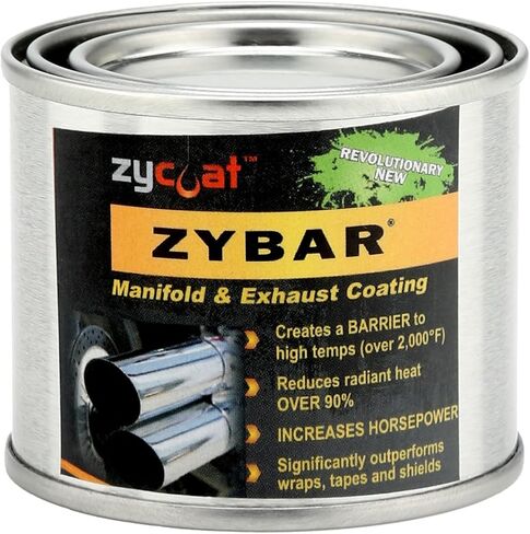 Zycoat Zybar 10004 طلاء درجات الحرارة العالي - الساتان البرونزي ، 4 أونصة in Kuwait