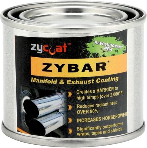 Zycoat Zybar 10004 طلاء درجات الحرارة العالي - الساتان البرونزي ، 4 أونصة in Kuwait