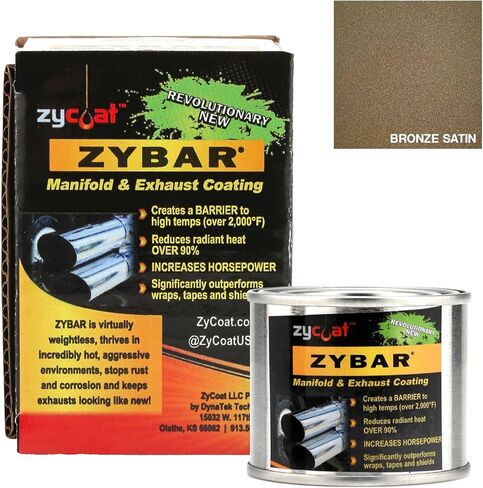 Zycoat Zybar 10004 طلاء درجات الحرارة العالي - الساتان البرونزي ، 4 أونصة in Kuwait