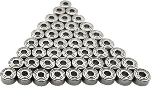 محامل كروية مصغرة معدنية ، مجموعة مكونة من 6 قطع ، مصممة بالهندسة (MR105ZZ 5x10x4mm) in Saudi Arabia