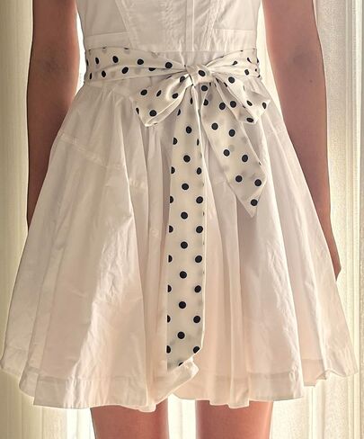 Polka dot Sash 2pcs Dress Sash Ribbon Scraf in Kuwait