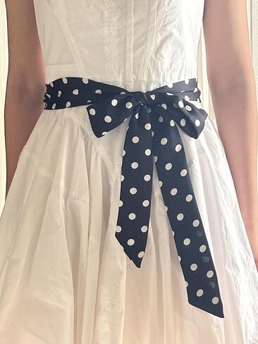 Polka dot Sash 2pcs Dress Sash Ribbon Scraf in Kuwait