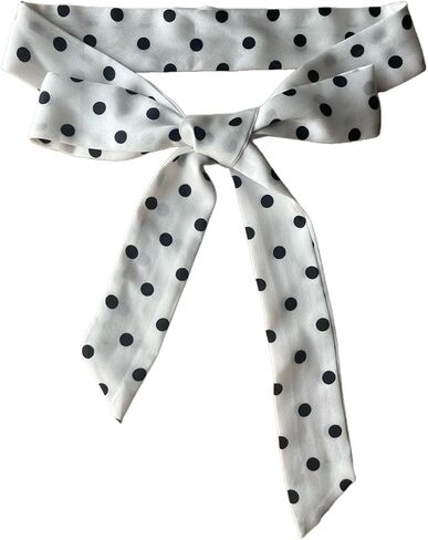 Polka dot Sash 2pcs Dress Sash Ribbon Scraf in Kuwait