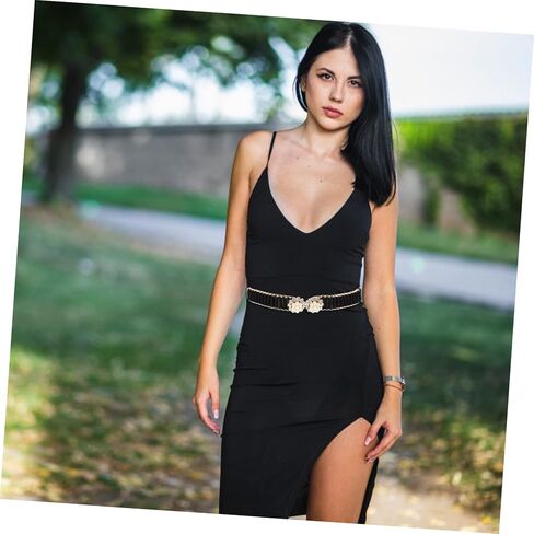 1pc Elegant Waist Belt for Women Elastic Sash for Wedding Evening and Formal Attire Lightweight Imitation Rhinestone Accents in Saudi Arabia