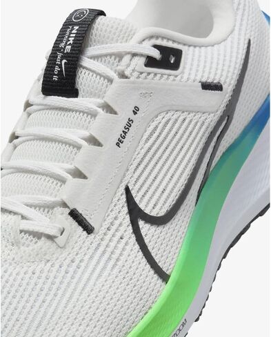 حذاء الجري Nike Pegasus 40 للرجال (DV3853-005، أسود/بورجوندي كراش/جيود تيل) مقاس 9.5 in Saudi Arabia
