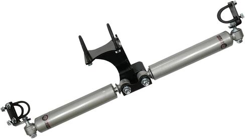 Freedom Off-Road Dual Steering Stabilizer for 2"+ Lift Compatible with 2007-2018 Jeep Wrangler JK in Saudi Arabia