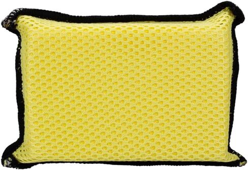 Maxshine Premium Microfiber Waxing Applicator لتفاصيل السيارة ، الأصفر والرمادي ، 9x13x4cm ، 12 حزمة in Saudi Arabia
