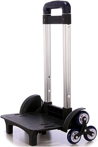 Backpack Trolley Foldable Trolley Cart 6 Rolling-Luggage Carts Aluminium Alloy Luggage Hand Cart for School Bags Foldable Trolley Cart Backpack Trolley Aluminium Alloy Hand Cart for School in Saudi Arabia