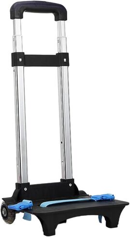 حقيبة ظهر عربة يد ظهر شاحنة يد مع حزام الأمتعة مضغوط قابلة للطي عربة عربة بعجلات للتخييم على السفر ، 2 عجلة وردية in Kuwait