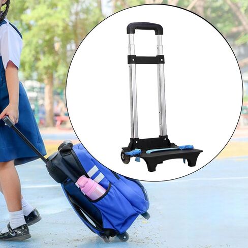 حقيبة ظهر عربة يد ظهر شاحنة يد مع حزام الأمتعة مضغوط قابلة للطي عربة عربة بعجلات للتخييم على السفر ، 2 عجلة وردية in Kuwait