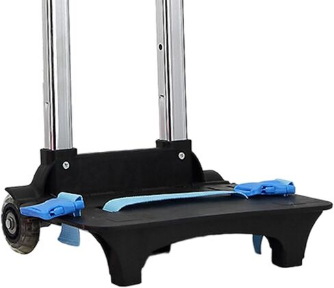 حقيبة ظهر عربة يد ظهر شاحنة يد مع حزام الأمتعة مضغوط قابلة للطي عربة عربة بعجلات للتخييم على السفر ، 2 عجلة وردية in Kuwait